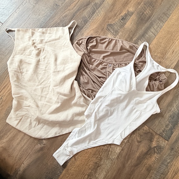 Shein Tops - Shein Small bundle tops festival party vegas clubbing in Tan